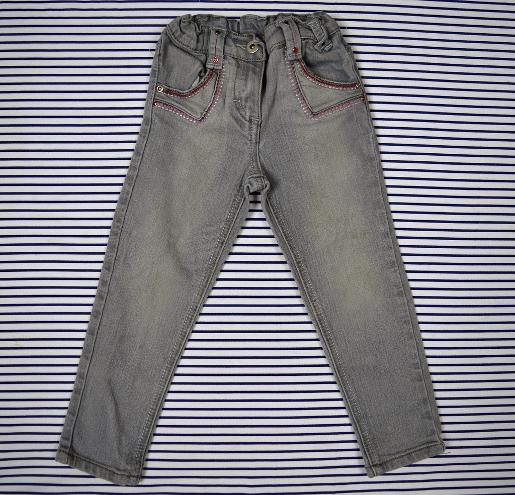 ETHEL AUSTIN SPODNIE RURKI JEANS 3-4l 104