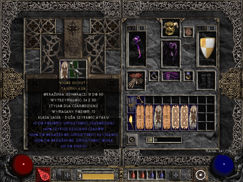 DIABLO 2 WIGOR ESCHUTY LADDER