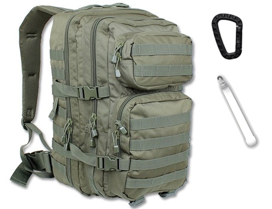 Plecak Assault Pack Large MIL-TEC 36L OLIVE GRATIS