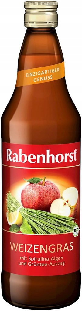 NAPÓJ Z TRAWĄ PSZENICZNĄ BIO 750 ml - RABENHORST