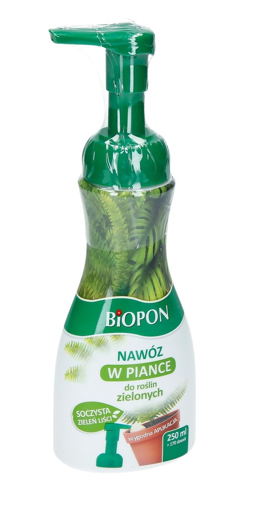 Biopon Nawóz w piance do roślin zielonych 250ml