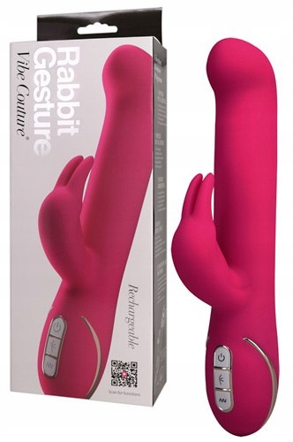 Wibrator Rabbit Gesture różowy 22cm Vibe Couture