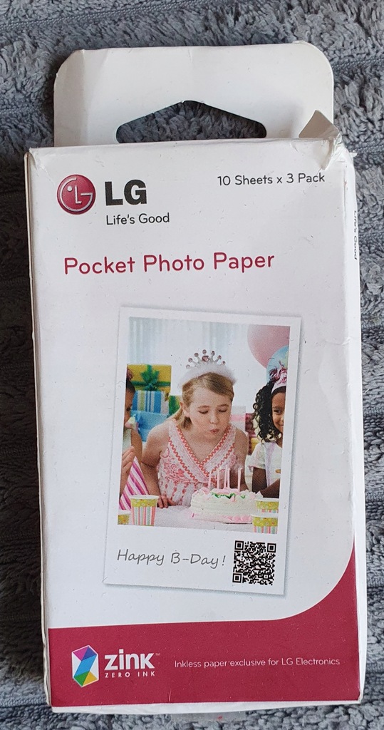 Papier fotograficzny Zink PS2203 mini drukarka LG