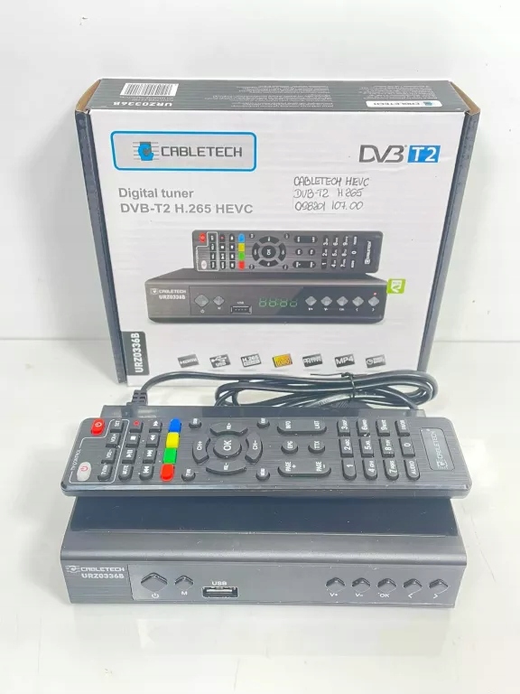 DEKODER DVBT-2 KOMPLET CABLETECH GW