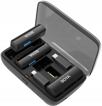 Bezprzewodowy mikrofon Boya Boyalink 3w1 USB-C, Lightning, aparat kamera
