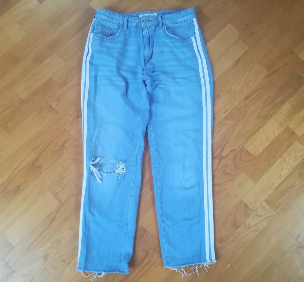 Spodnie jeansowe BERSHKA w rozmiarze 38