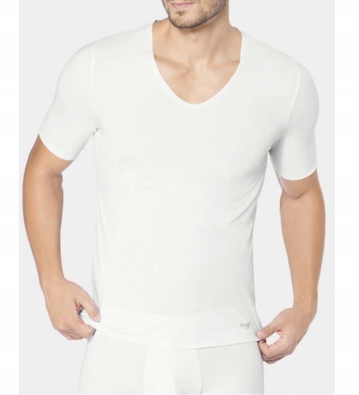 Sloggi koszulka men Zero Feel v-neck biel 42