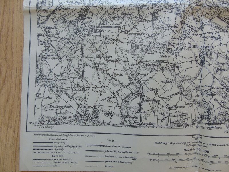 91 Mapa Kłodawa Lubień Chodecz Krośniewice