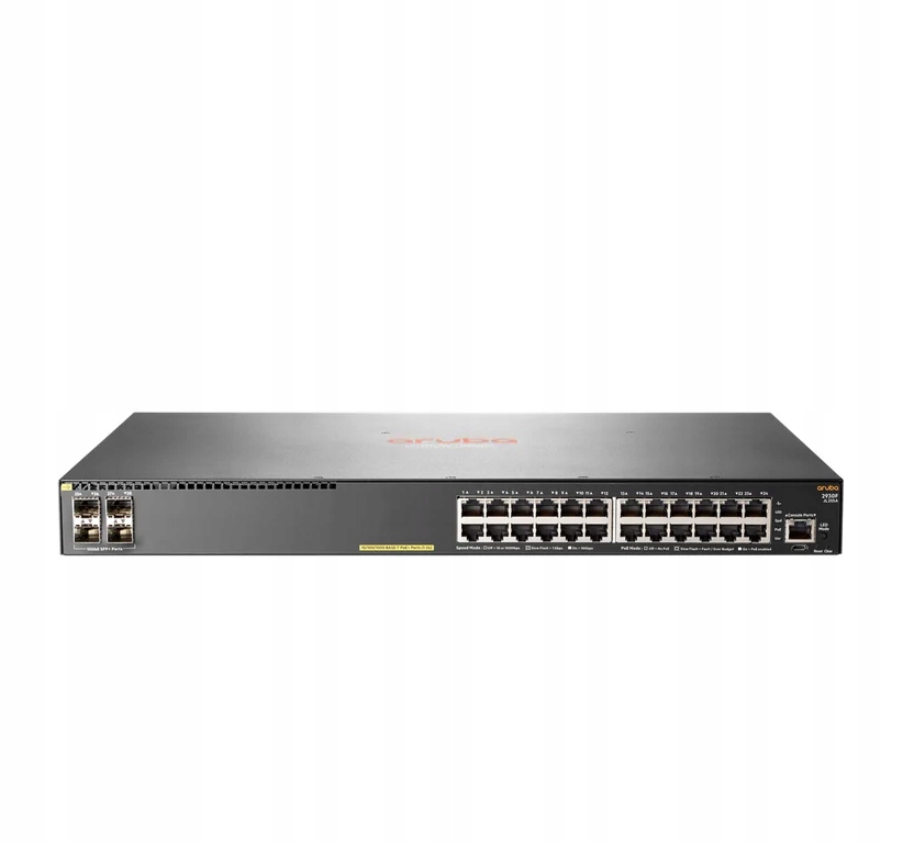 HPE Aruba Networking 2930F 24G PoE+ 4SFP+ Zarządzany L3 Gigabit Ethern...