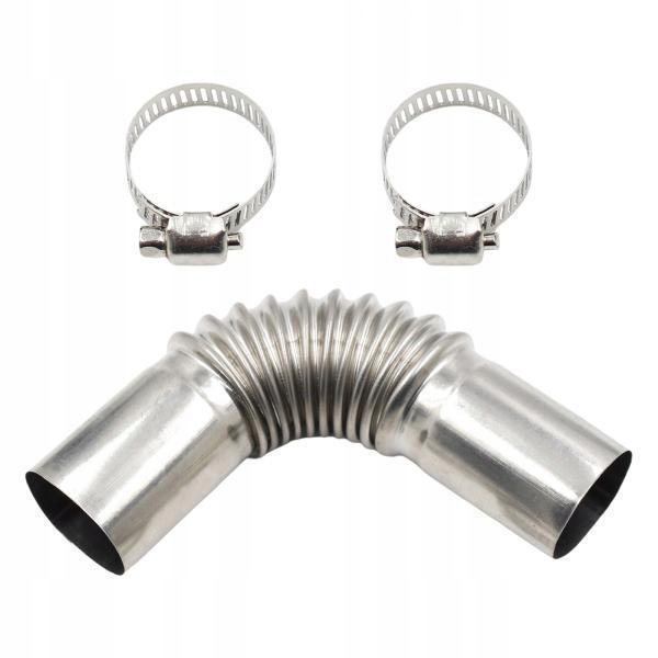 2X 24mm Exhaust Elbow Connector pipes Connector