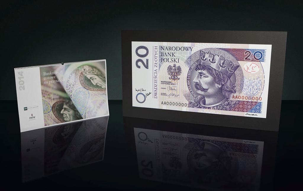 NBP - makieta przedniej strony banknotu 20 zł