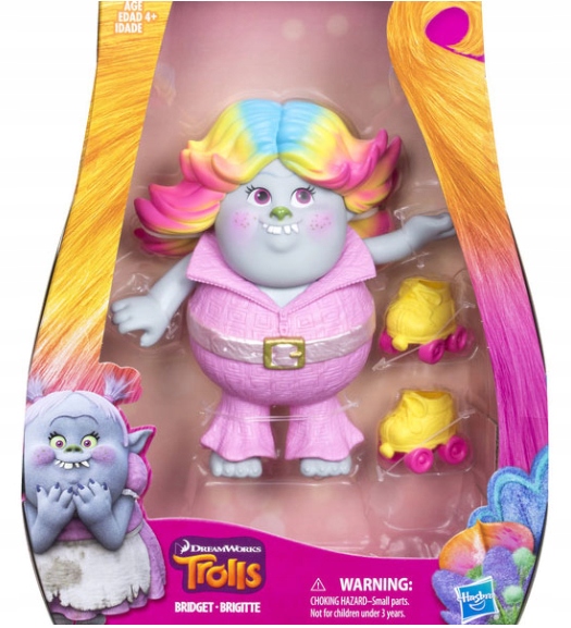 HASBRO TROLLS C0226 FIGURKA BRIDGET AKCESORIA HIT!