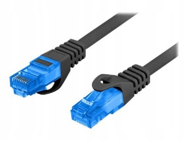 Lanberg Patchcord kat.6a S/FTP CCA 3 m Czarny kabel sieciowy