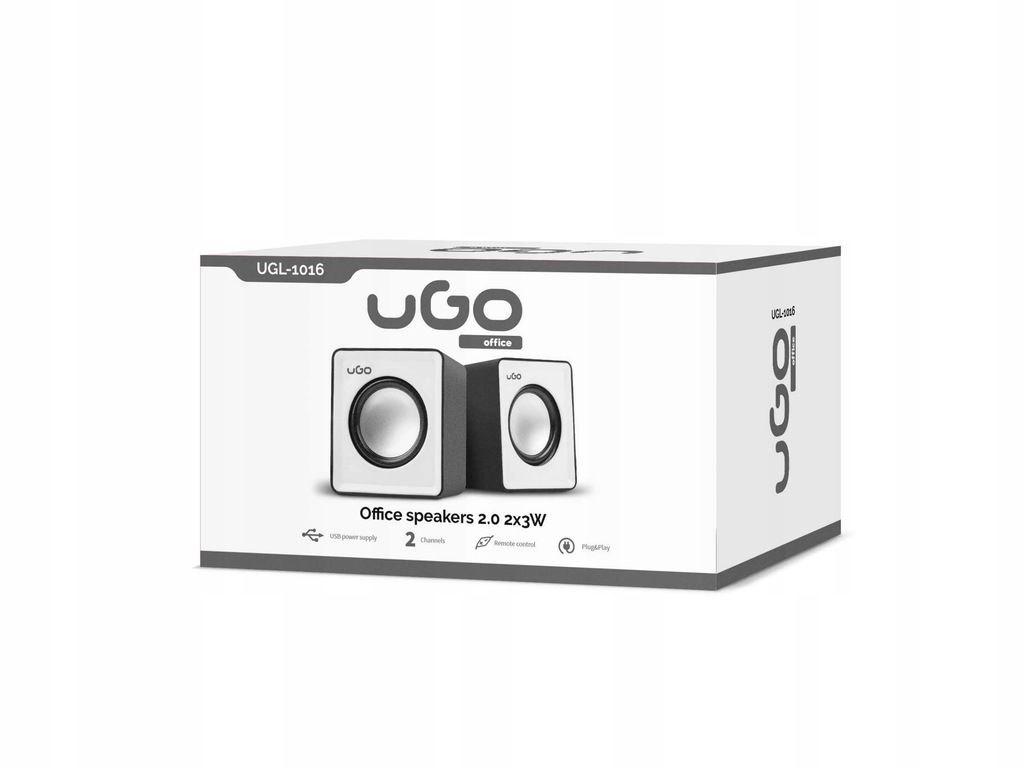 Купить КОМПЬЮТЕРНЫЕ КОЛОНКИ UGO 2.0 USB 6W - домашний офис: отзывы, фото, характеристики в интерне-магазине Aredi.ru