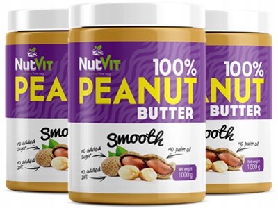 OSTROVIT NUTVIT MASŁO ORZECHOWE SMOOTH 3KG PEANUT