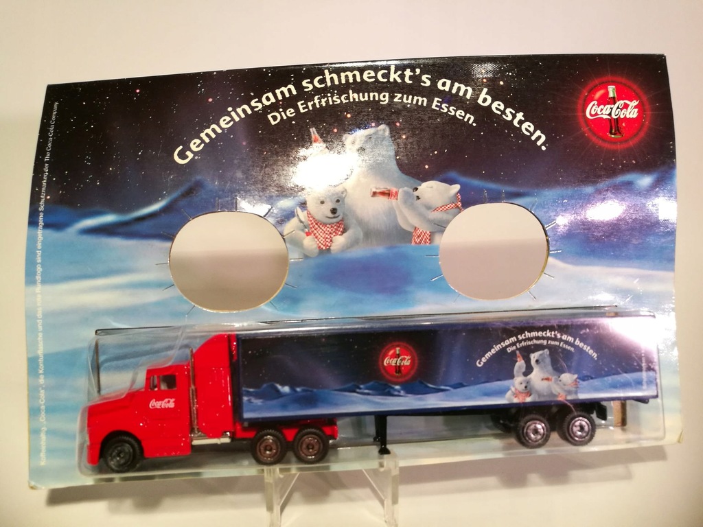 TIR Ciężarówka Coca Cola białe niedzwiedzie
