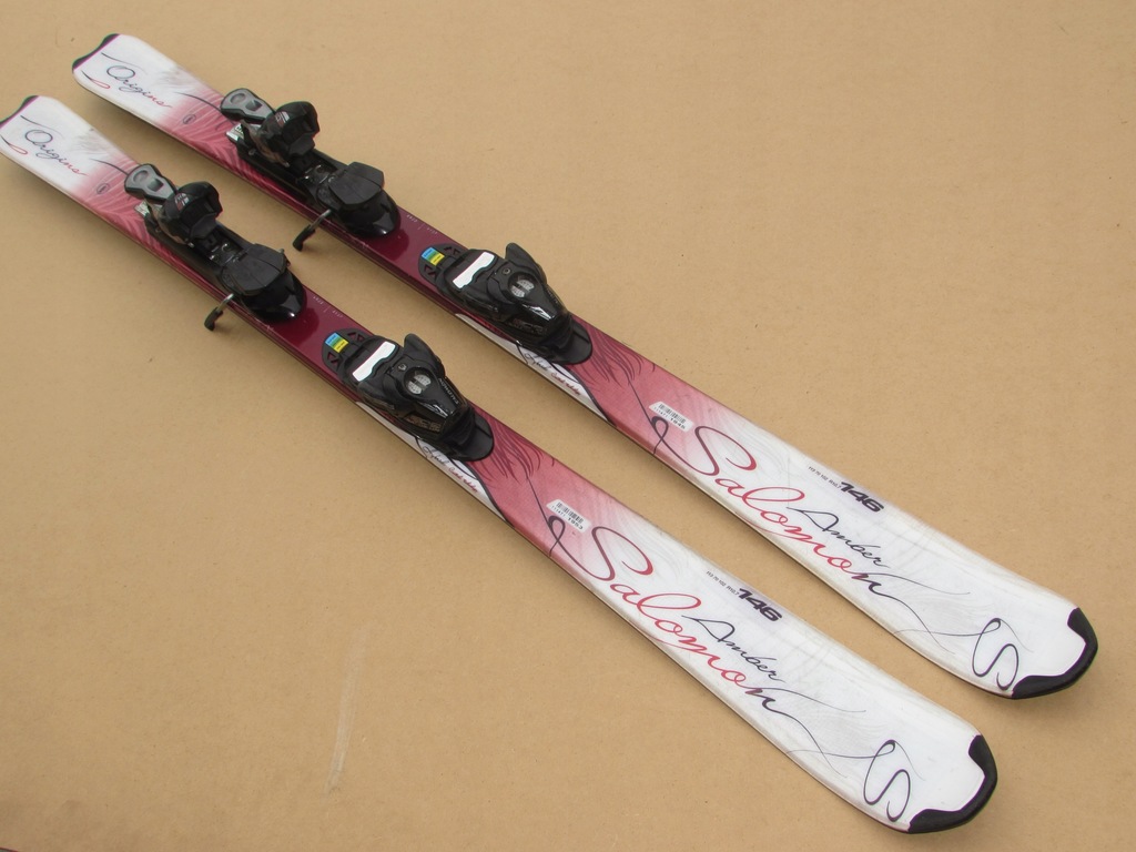 Narty SALOMON amber 146 CM (nr8)