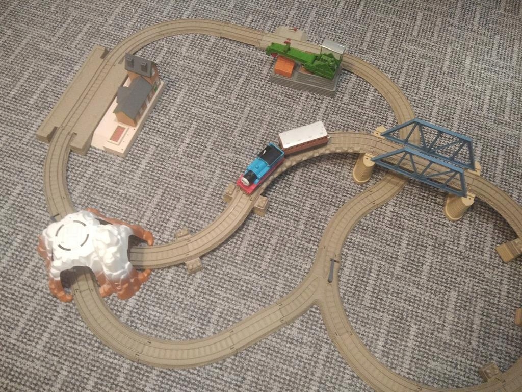 Tomek i Przyjaciele zestaw torów most Colin śnieżny tunel stacja Thomas