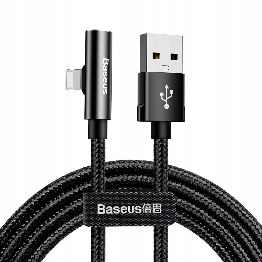 Baseus Rhythm Bent kątowy boczny kabel przewód USB