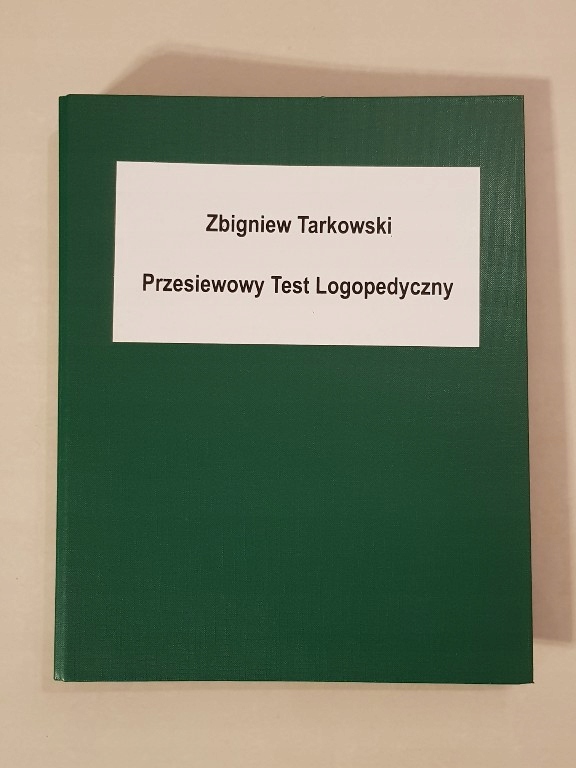 Przesiewowy test logopedyczny * Zbigniew Tarkowski