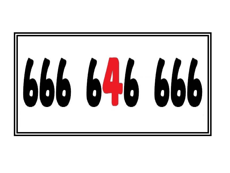 666-646-666 # złoty numer 6666-4-6666 # firma vat23