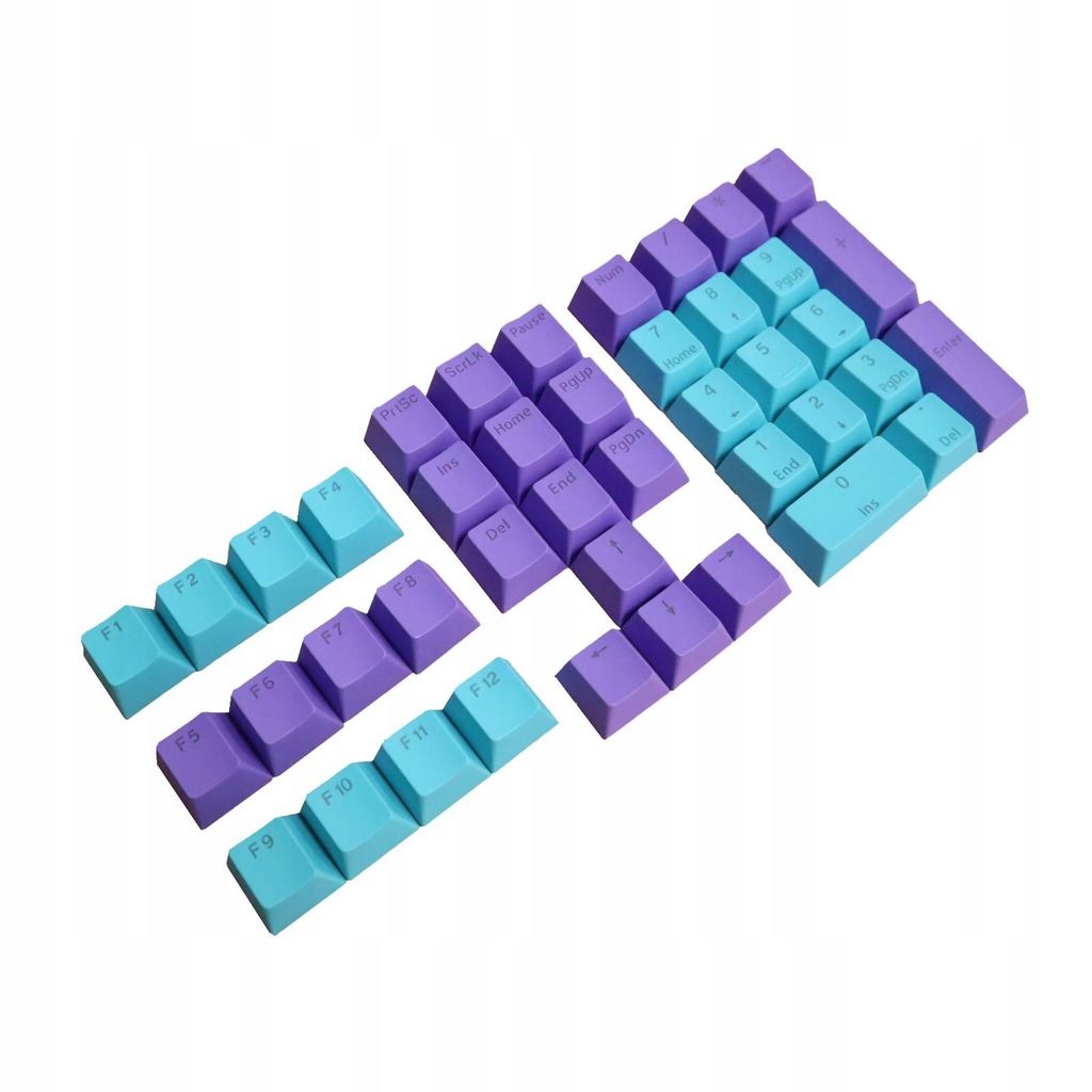 Blesiya DIY PBT Key Caps Cover Kit 42 Keycaps Mix