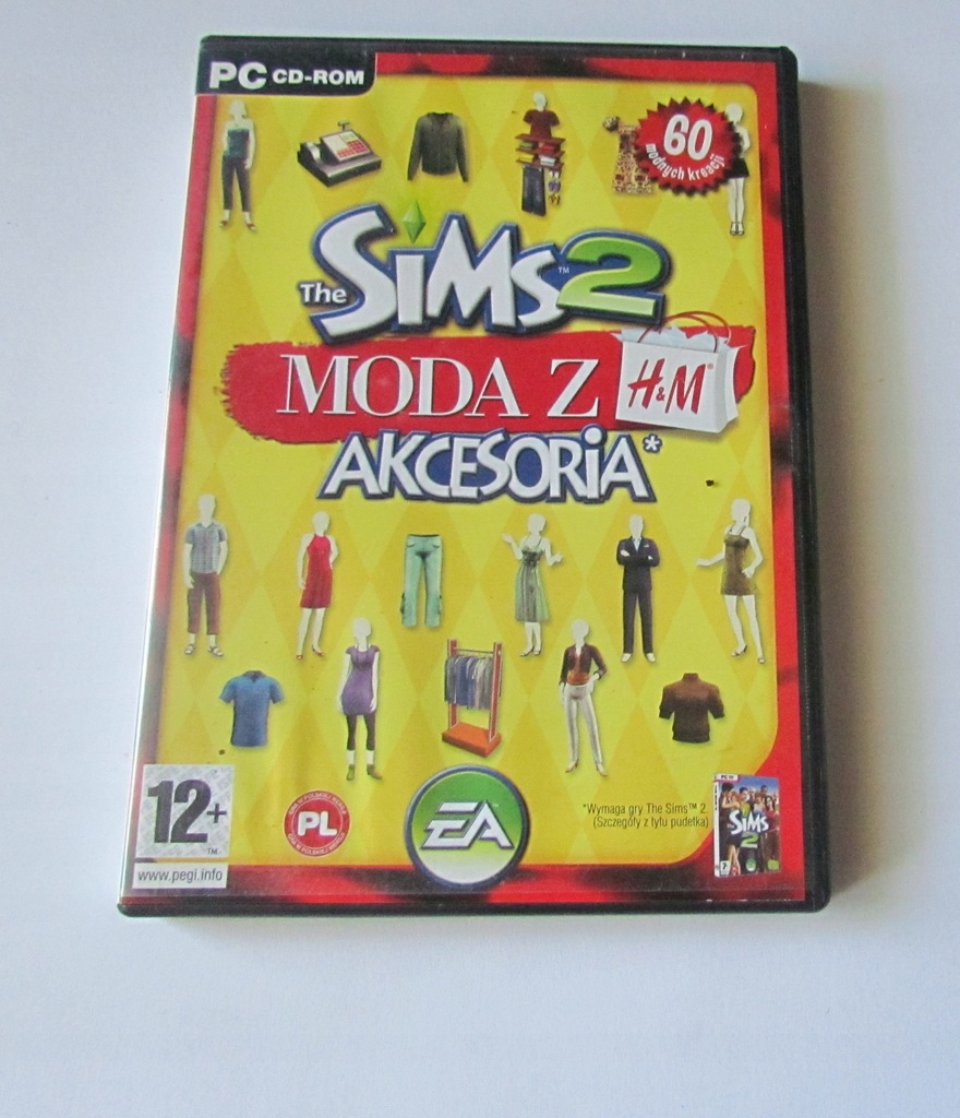 The Sims 2 MODA z H & M akcesoria OKAZJA BOX