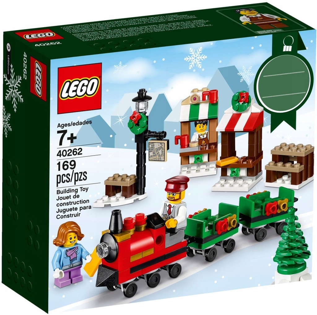 LEGO Creator 40262 Świąteczny Pociąg Mikołaj NOWY!