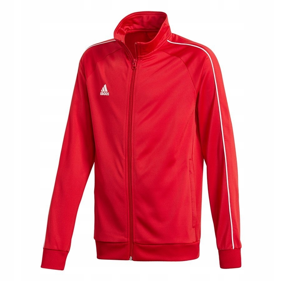 Bluza adidas CORE 18 JKTY CV3579 128 cm czerwony