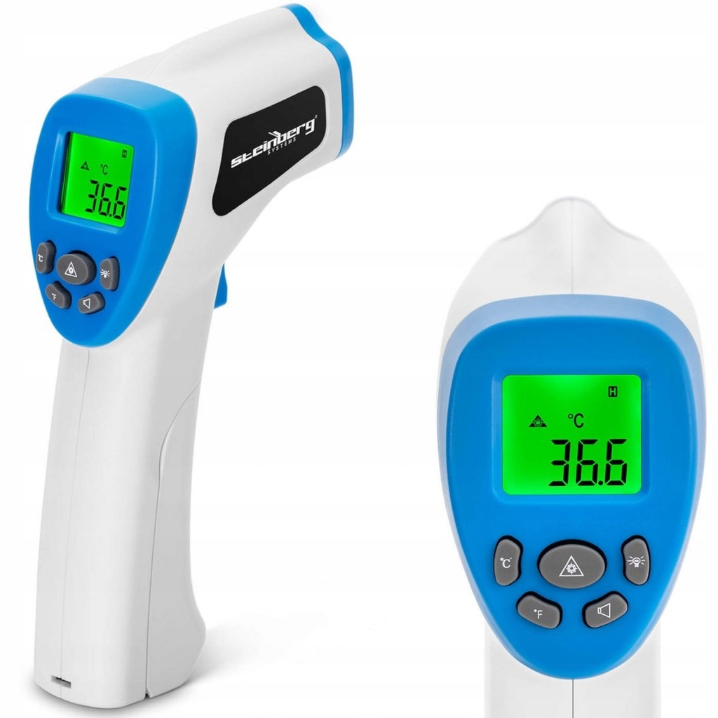 Termometr bezdotykowy na podczerwień 32-43C / 0.1C