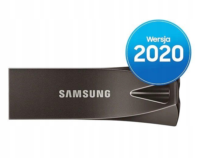 Pendrive Samsung BAR Plus 2020 256GB USB 3.1 Flash Drive 400 MB/s