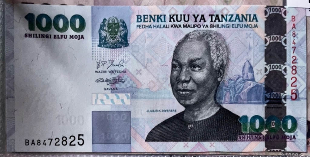 Tanzania 1000 szylingów 2003