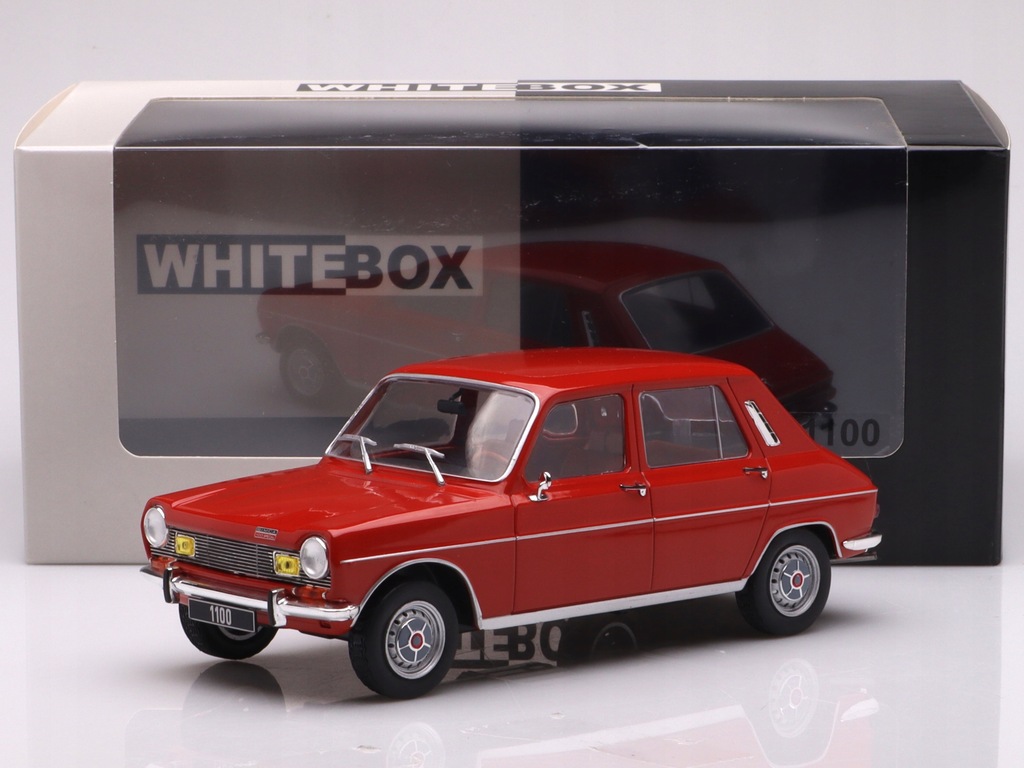 Simca 1100 - 1969, red WhiteBox 1:24