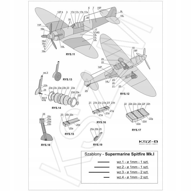 Купить WAK 11/18 — Истребитель Spitfire Mk.Ia 1:33: отзывы, фото, характеристики в интерне-магазине Aredi.ru