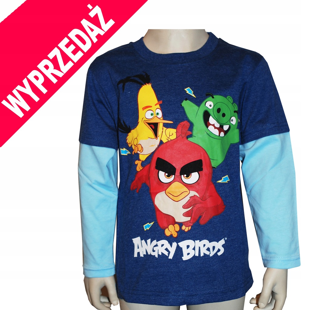 Koszulka Bluzka ANGRY BIRDS Disney 128 / 7 lat