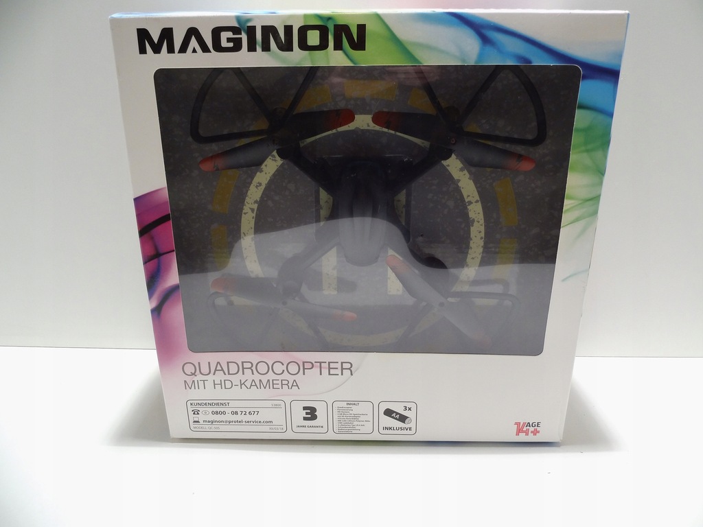 DRON QUADROKOPTER MAGINON GO HD-KAMERA