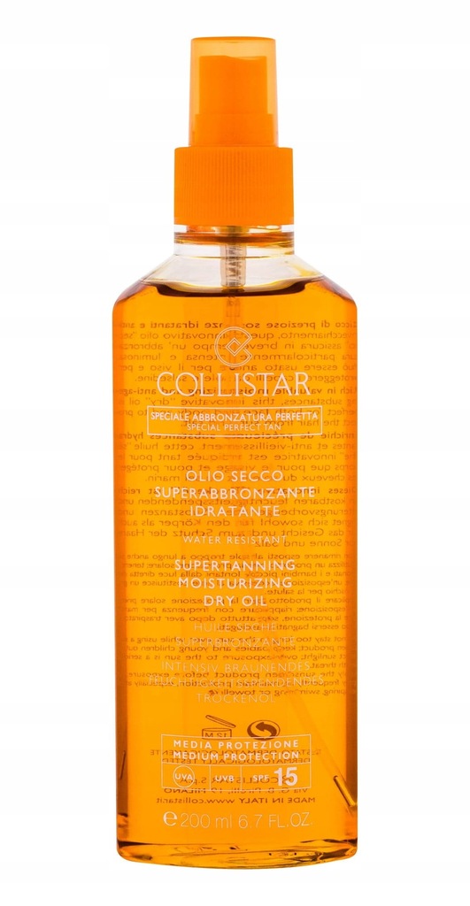 Collistar Special Perfect Tan SPF15 Spray 200ml