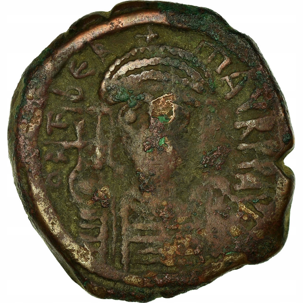 Moneta, Maurice Tiberius, Follis, 582-583, Constan