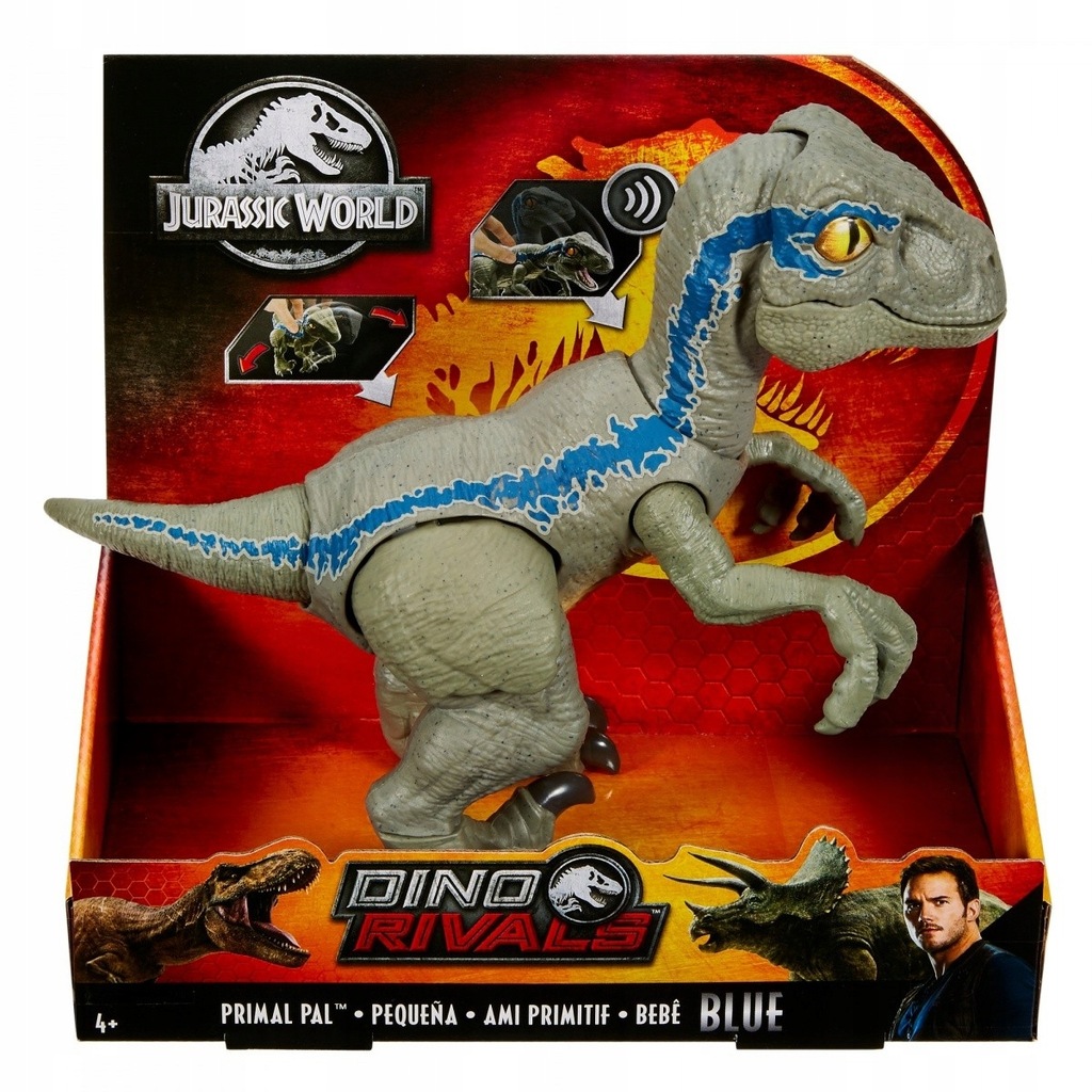 MATTEL Figurka Jurassic World Przyjacielska Blue