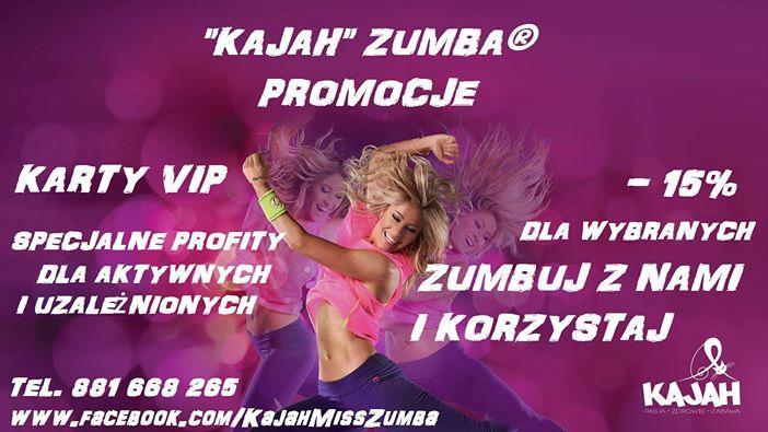 KAJAH - karnet na zajęcia ZUMBA