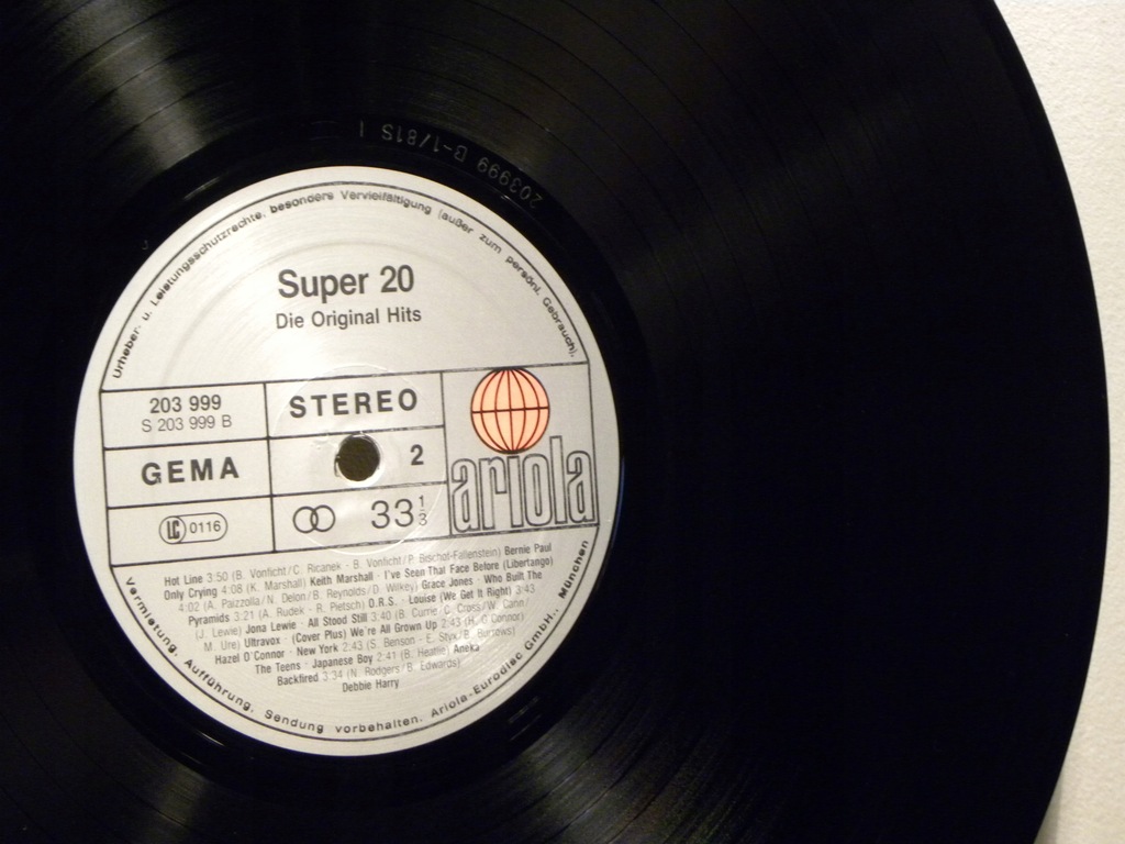 Купить LP SUPER 20 ORIGINAL HITS ELTON ERUPTION ANEKA VG+: отзывы, фото, характеристики в интерне-магазине Aredi.ru