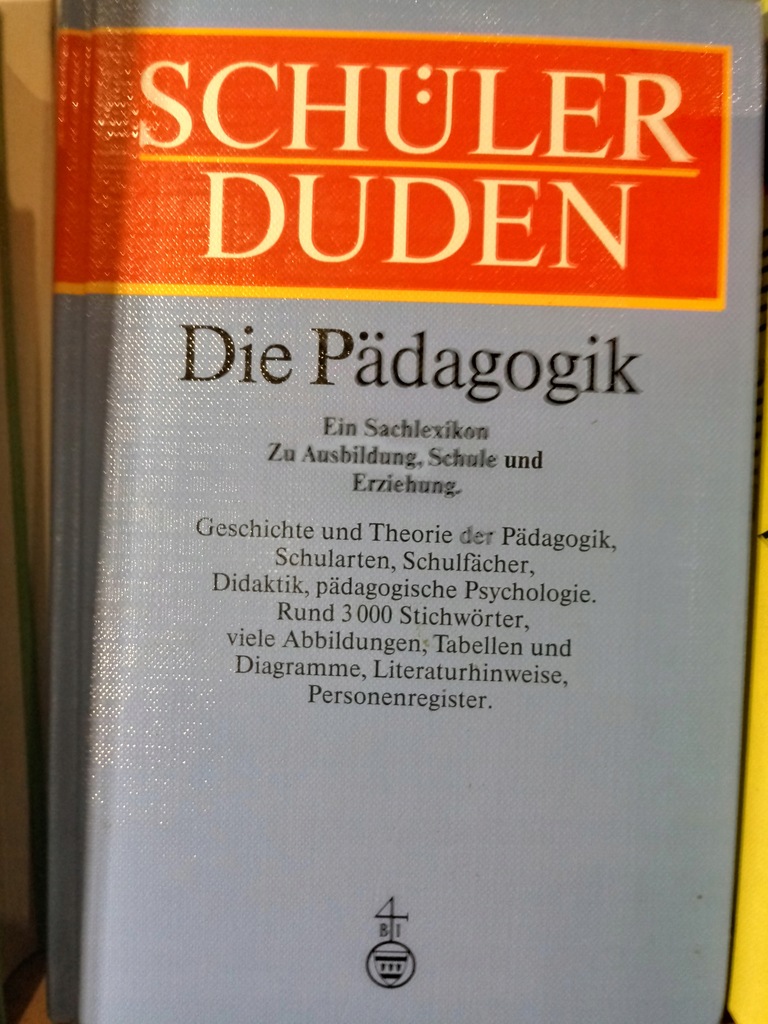 Schuler Duden Die Padagoigk / b