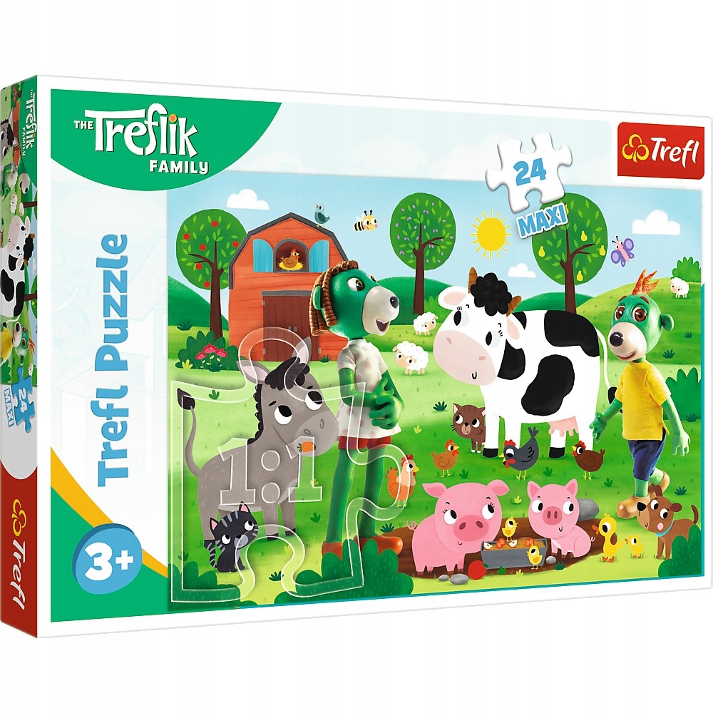 TREFL PUZZLE MAXI 24 EL. TREFLIKI 14361