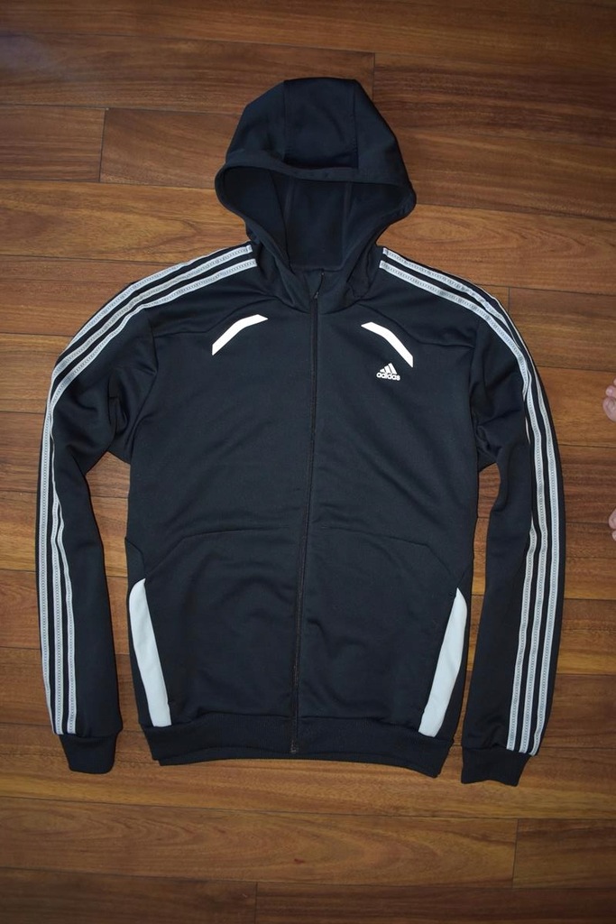 ADIDAS CLIMALITE Bluza Męska Zamek Kaptur XL