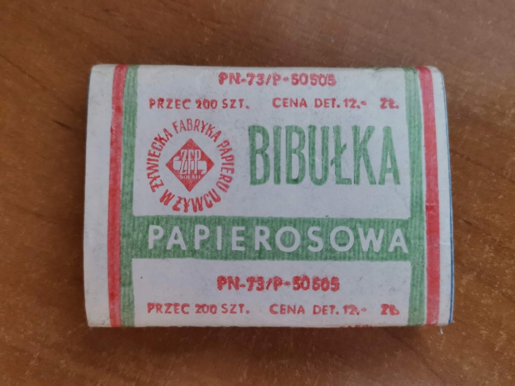 Bibułki papierosowe ZFP Żywiec