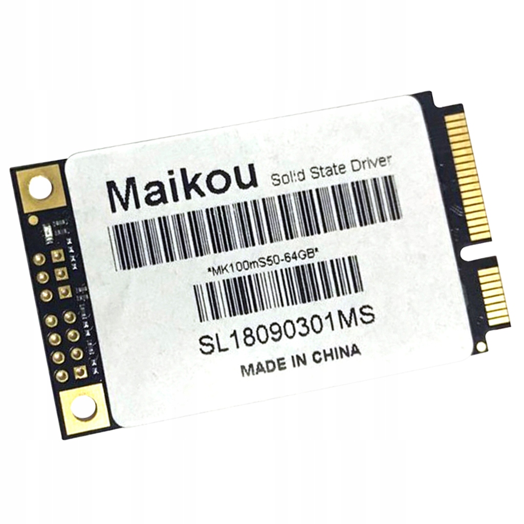 1 sztuka Napęd SSD mSATA - 64G - czarny