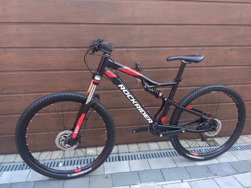 Rower górski MTB Rockrider Nowy 1x9 2 amortyzatory 9669878338 oficjalne archiwum Allegro