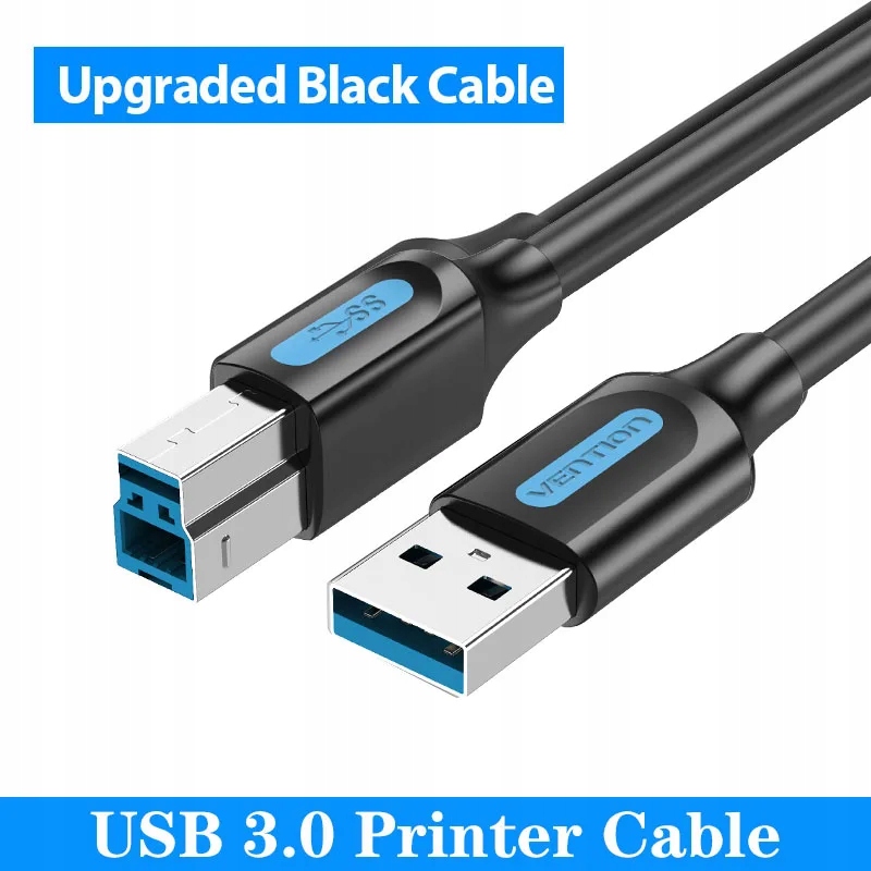 Vention USB Printer Cable USB 3.0 2.0 Type A Male To B Male Sync Data