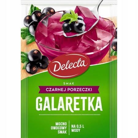 Delecta Galaretka smak czarnej porzeczki 70 g