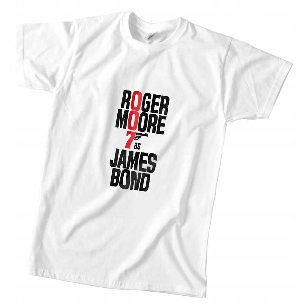 koszulka Roger Moore as James Bond 007 vintage